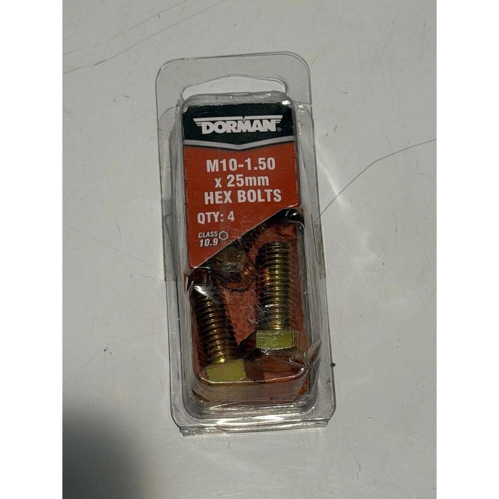 Dorman 980-525D Hex Bolts 4 Pieces Size M10-1.50 X 25mm